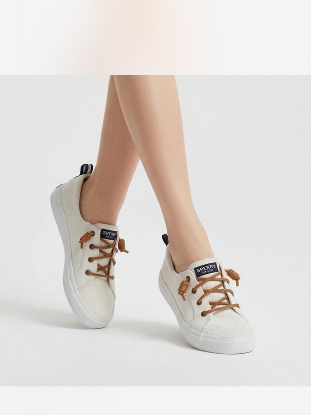 Sperry canvas slip ons size 7.5